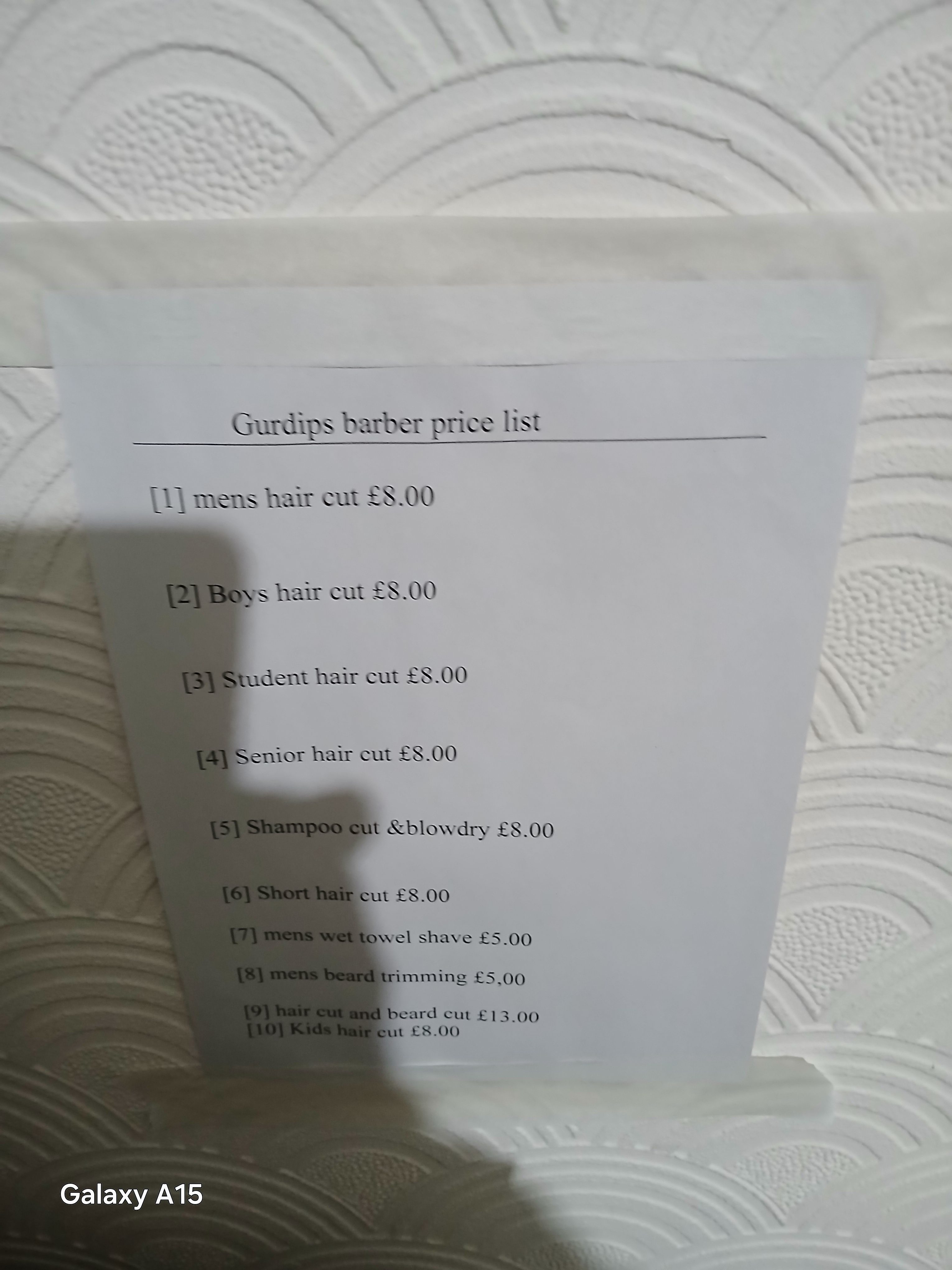 Services                                        fee